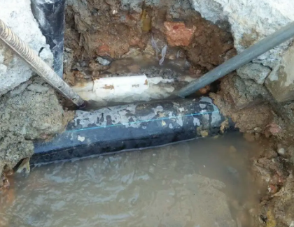 社旗测漏水之水管漏水